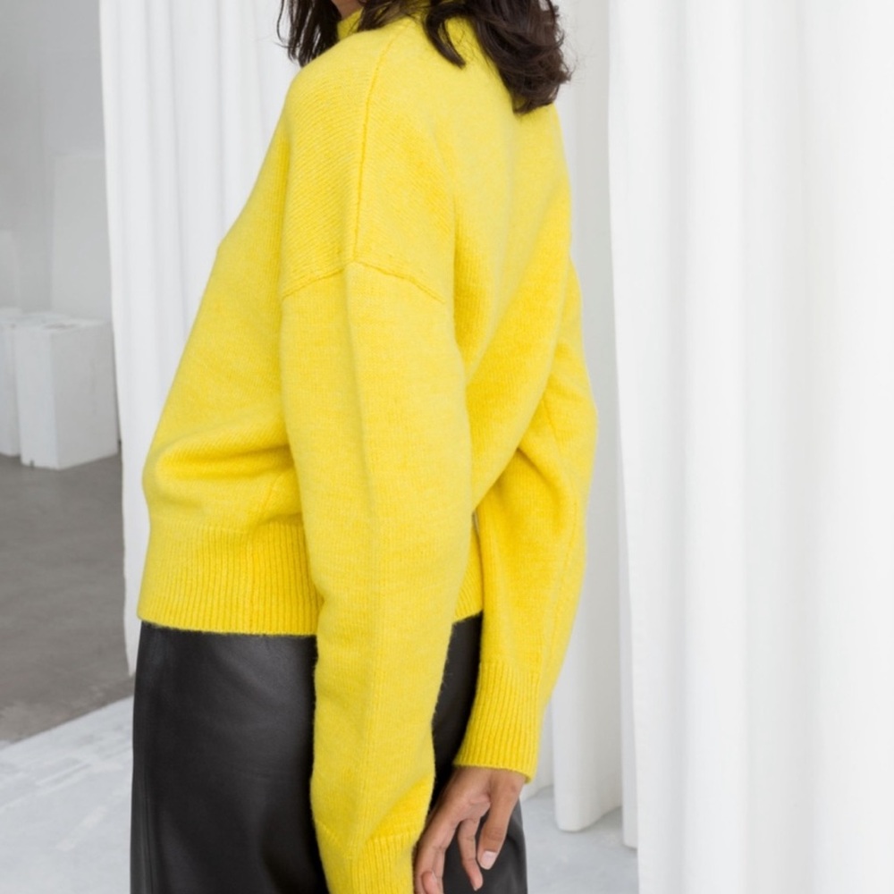 & Other Stories Yellow Sweater